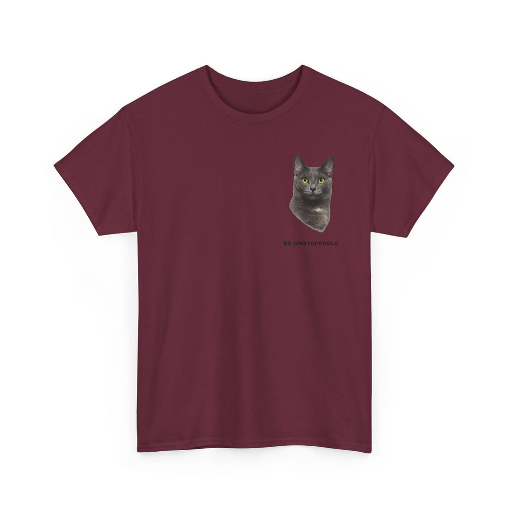 Be Unstoppable- Unstoppable Pets T-shirt featuring Stormy Cat