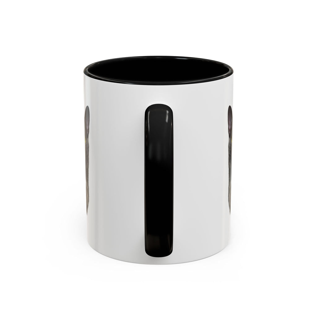 Unstoppable Heart Coffee Mug — 'Be Unstoppable' Black Accent Mug (Cat Lover Gift)