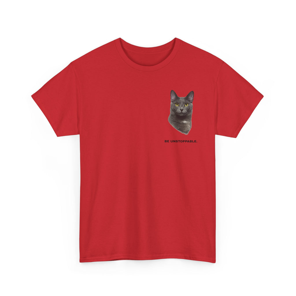 Be Unstoppable- Unstoppable Pets T-shirt featuring Stormy Cat