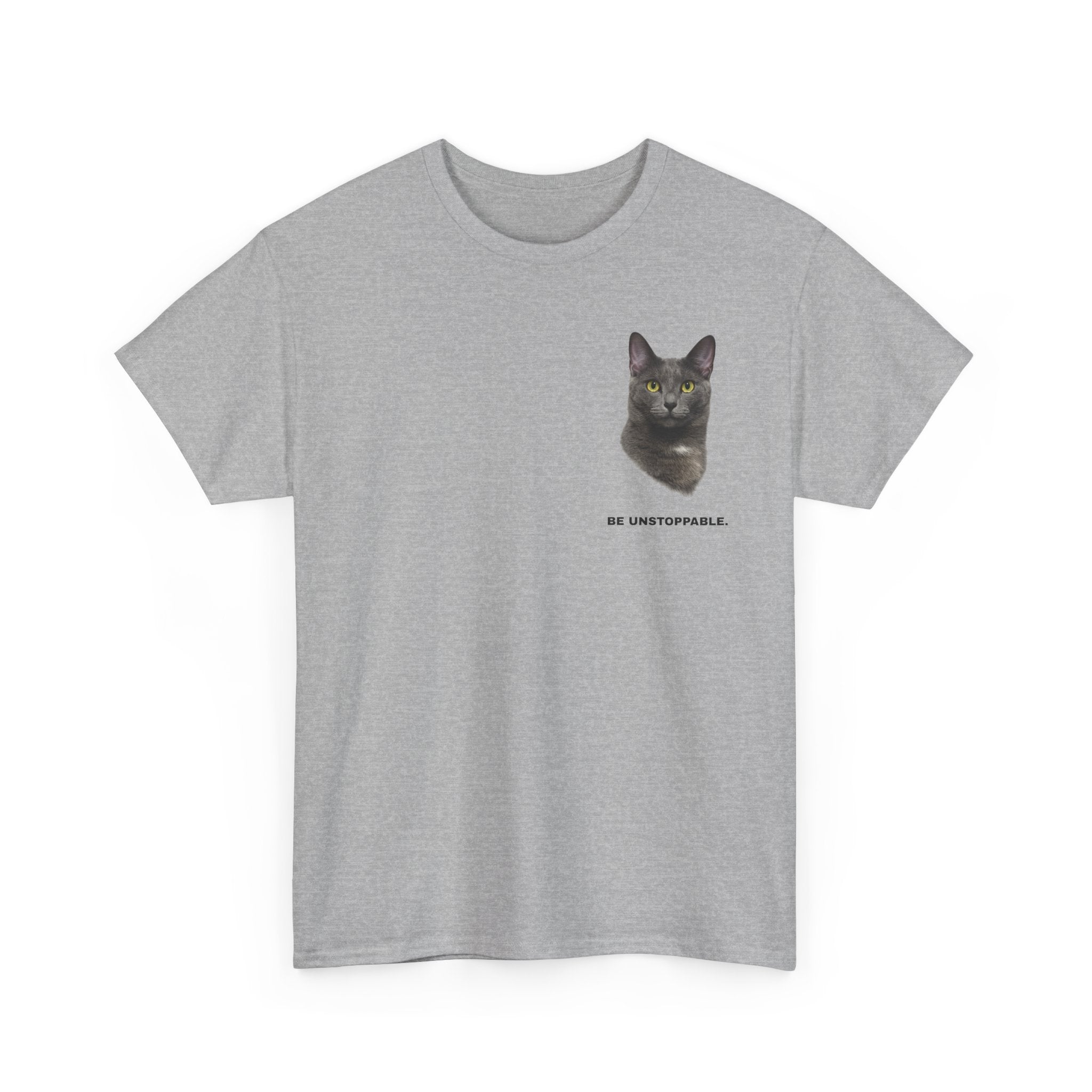 Be Unstoppable- Unstoppable Pets T-shirt featuring Stormy Cat